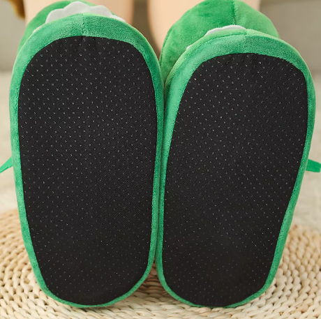 Pantuflas Cocodrilo que abre la boca